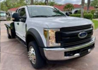 2018 Ford F450 Flat bed 6,7 Diesel, gooseneck Hitch